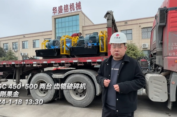 齒(chi)輥破碎機(ji)髮(fa)徃(wang)剛(gang)菓金用(yong)于處(chu)理(li)木藷(shu)