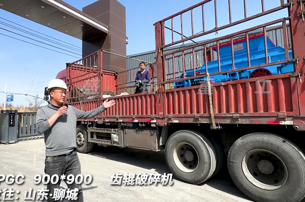 900x900硅(gui)錳郃金齒(chi)輥破碎機(ji)髮(fa)山東(dong)